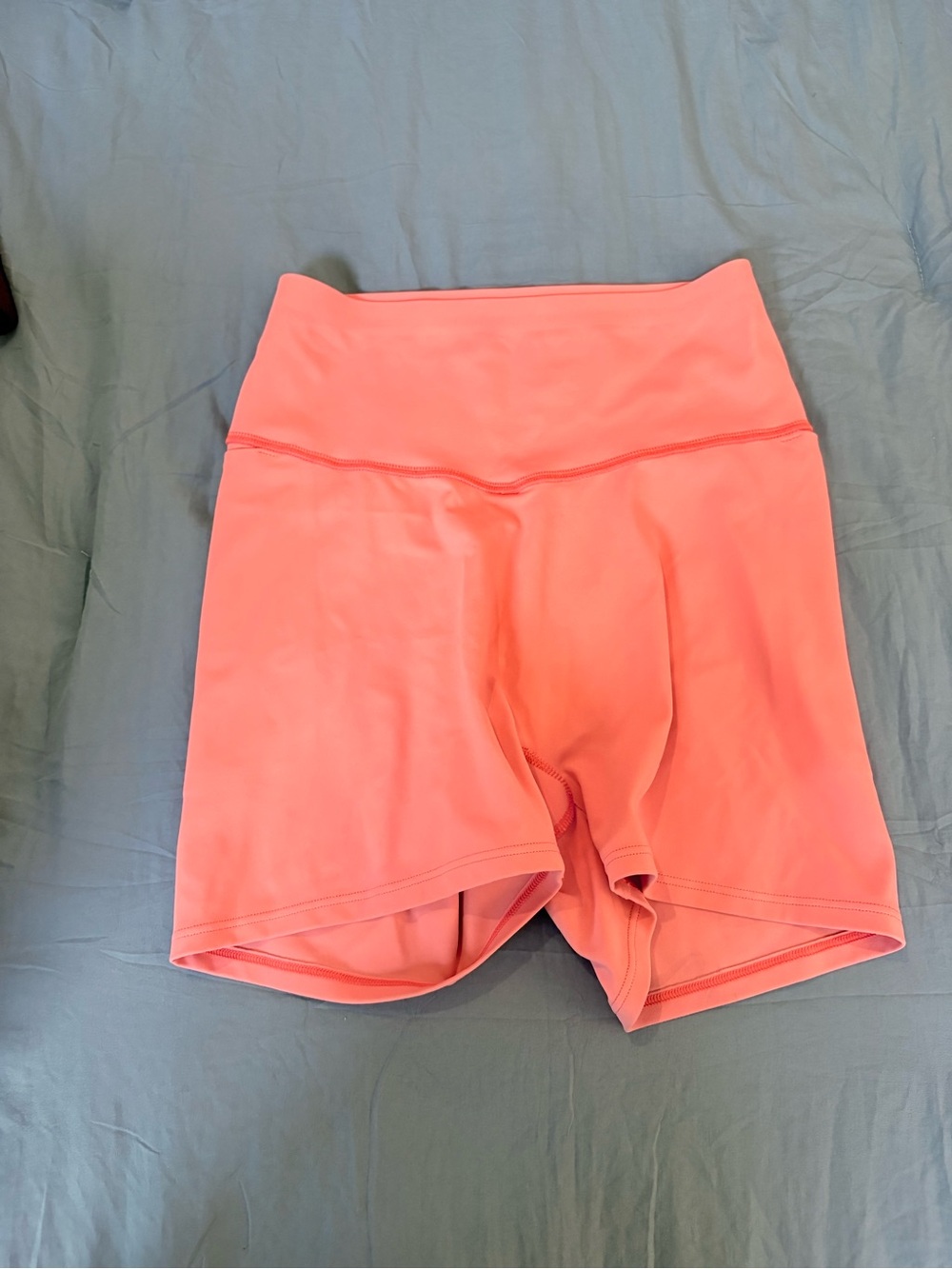 Women’s VSX coral athletic biker shorts ,size medium GUC